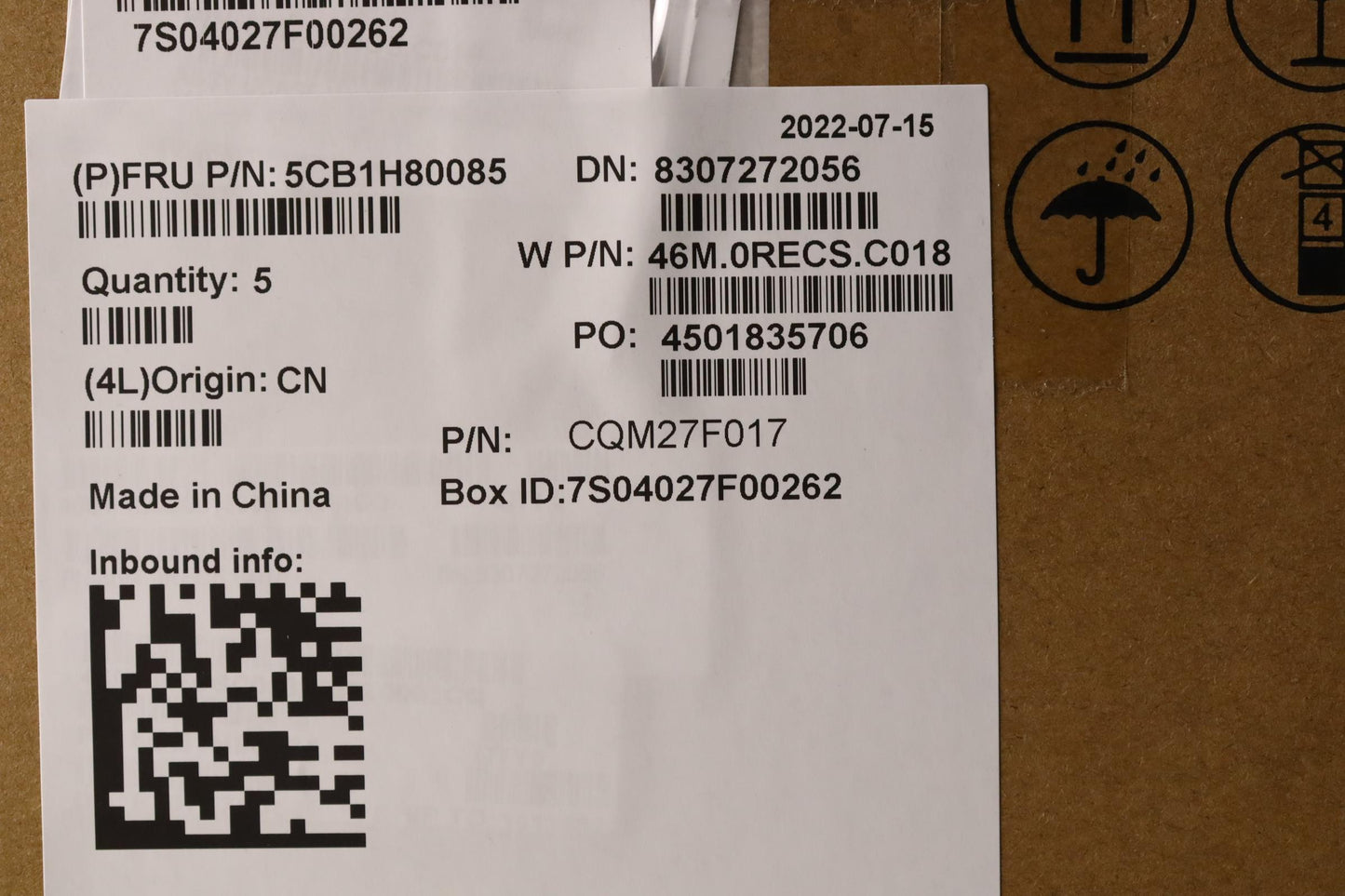 Lenovo Cover Upper Case Asmtc W 82Ra - 5CB1H80085