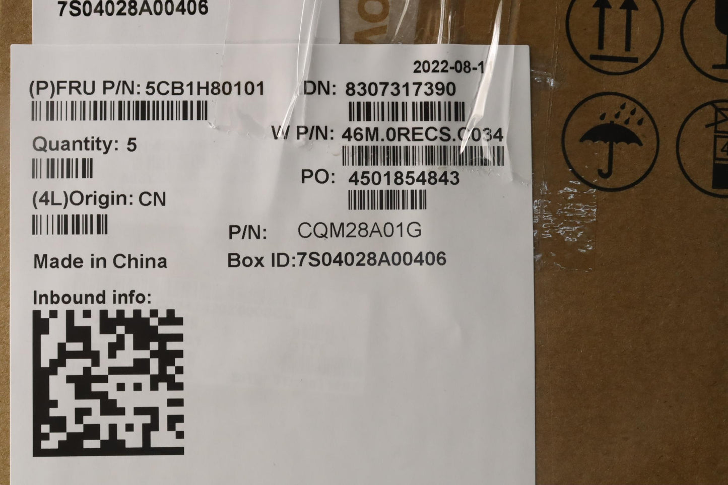 Lenovo Cover Upper Case Asmczeslk W 8 - 5CB1H80101