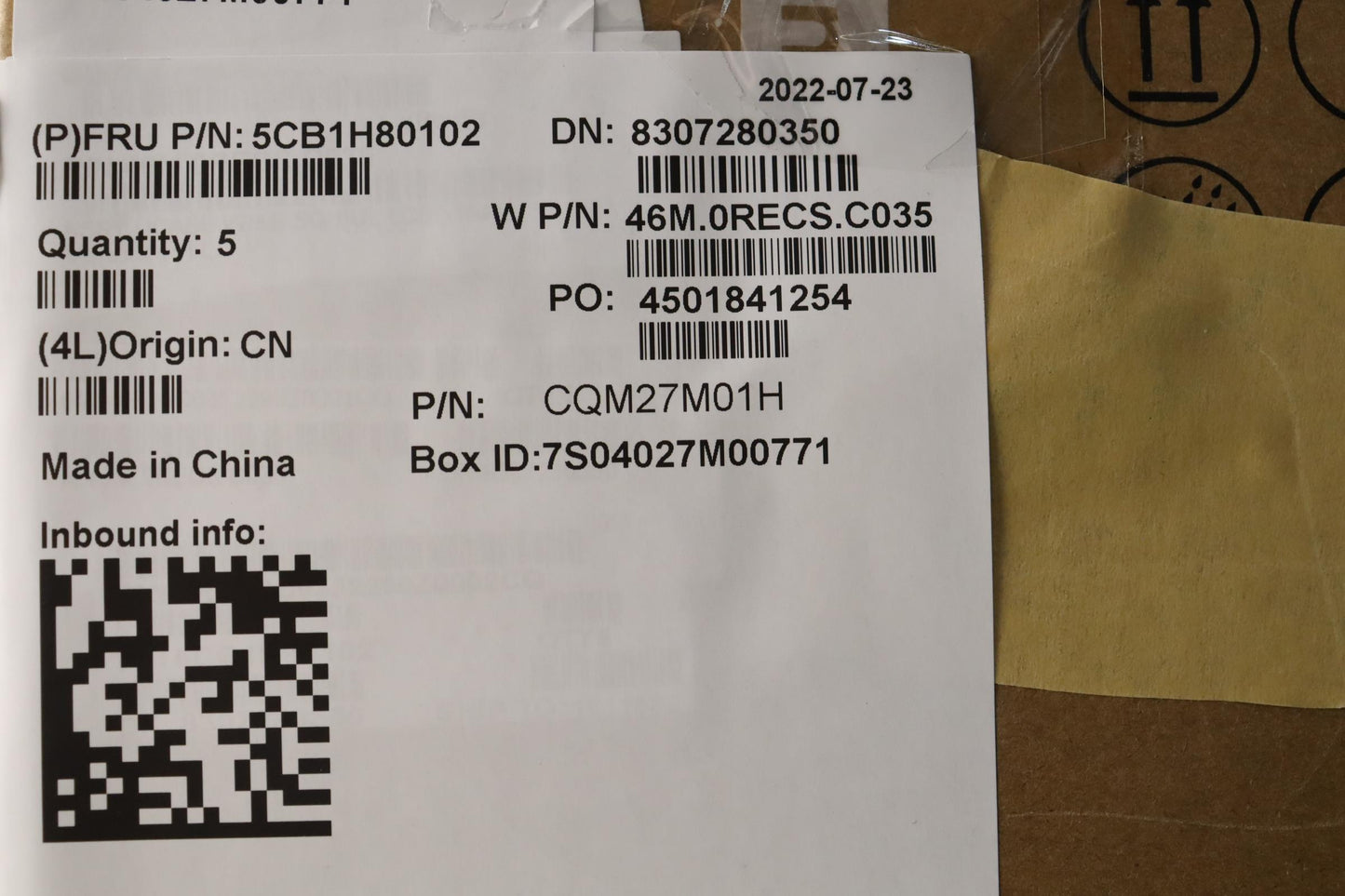 Lenovo Cover Upper Case Asmbul W 82Ra - 5CB1H80102