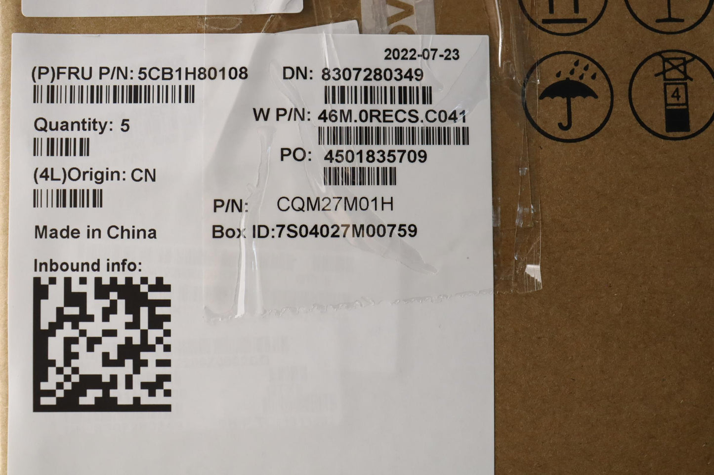Lenovo Cover Upper Case Asmuke W 82Ra - 5CB1H80108