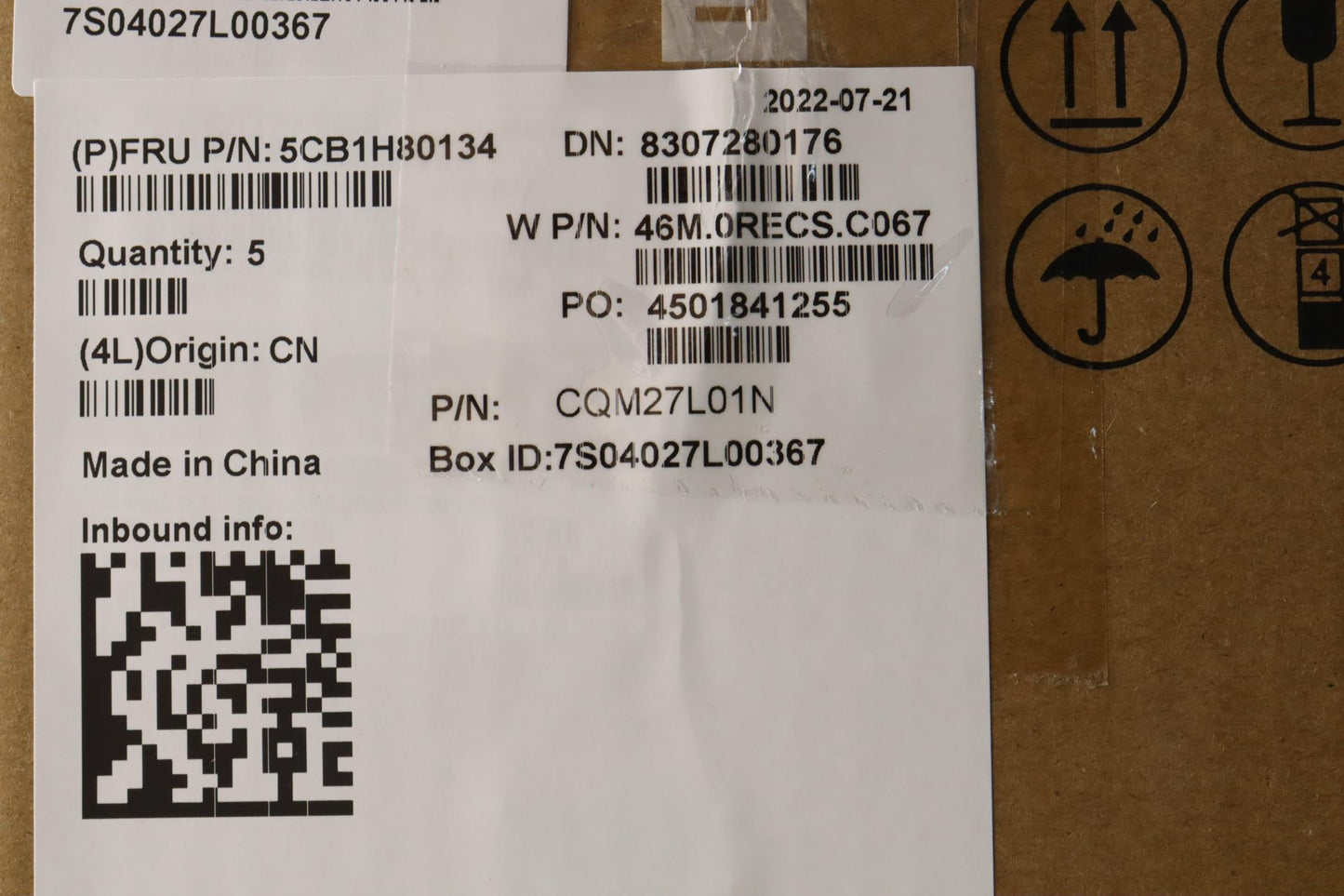 Lenovo Cover Upper Case Asmbul W 82Ra - 5CB1H80134