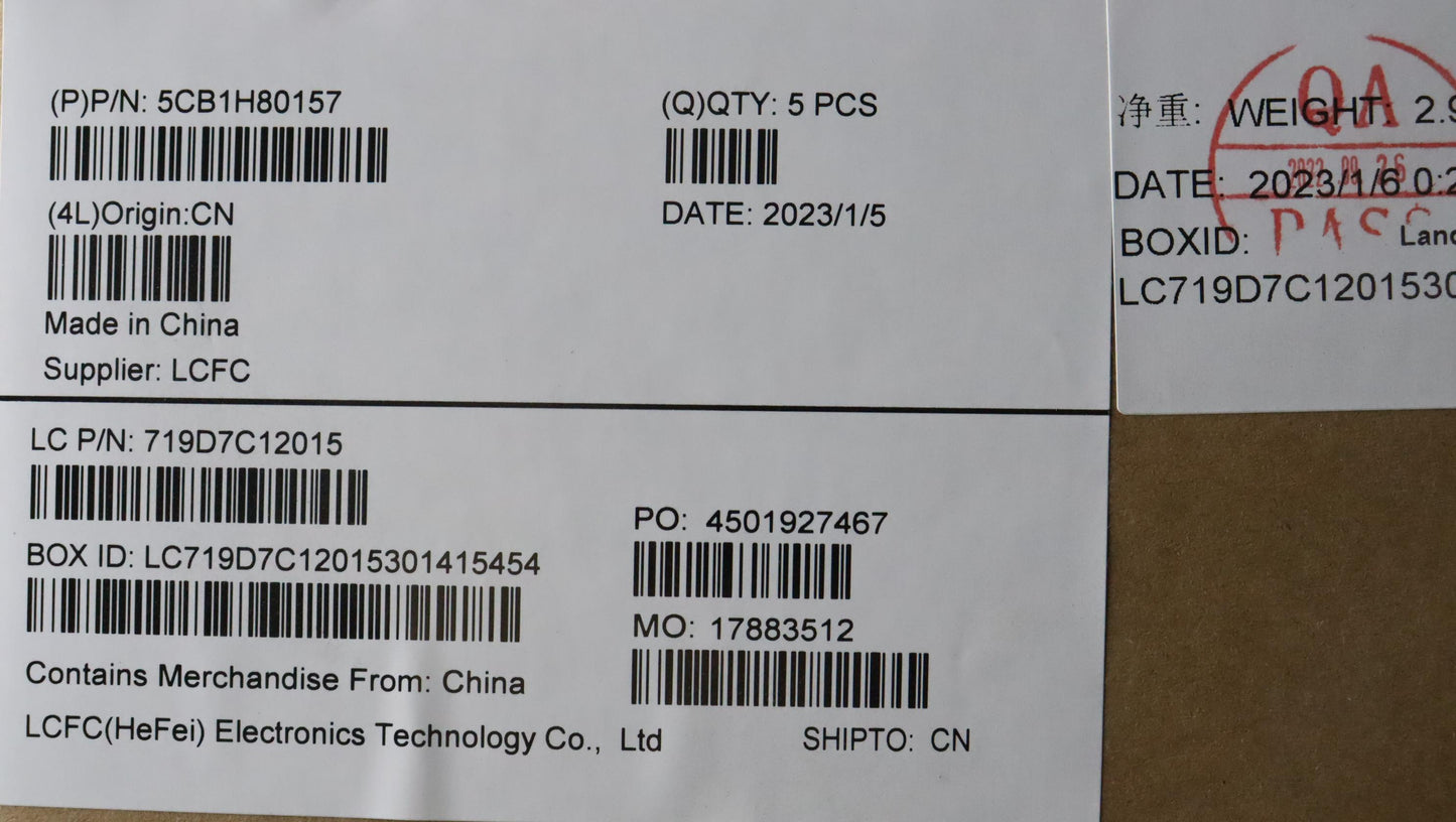 Lenovo Cover Upper Case Assembly Fra - 5CB1H80157