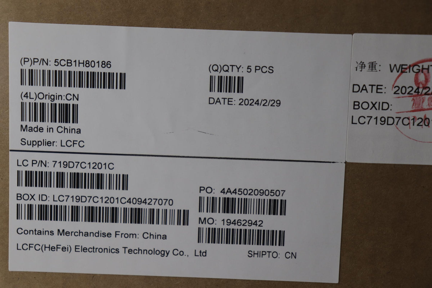 Lenovo Cover Upper Case Assembly Euro - 5CB1H80186
