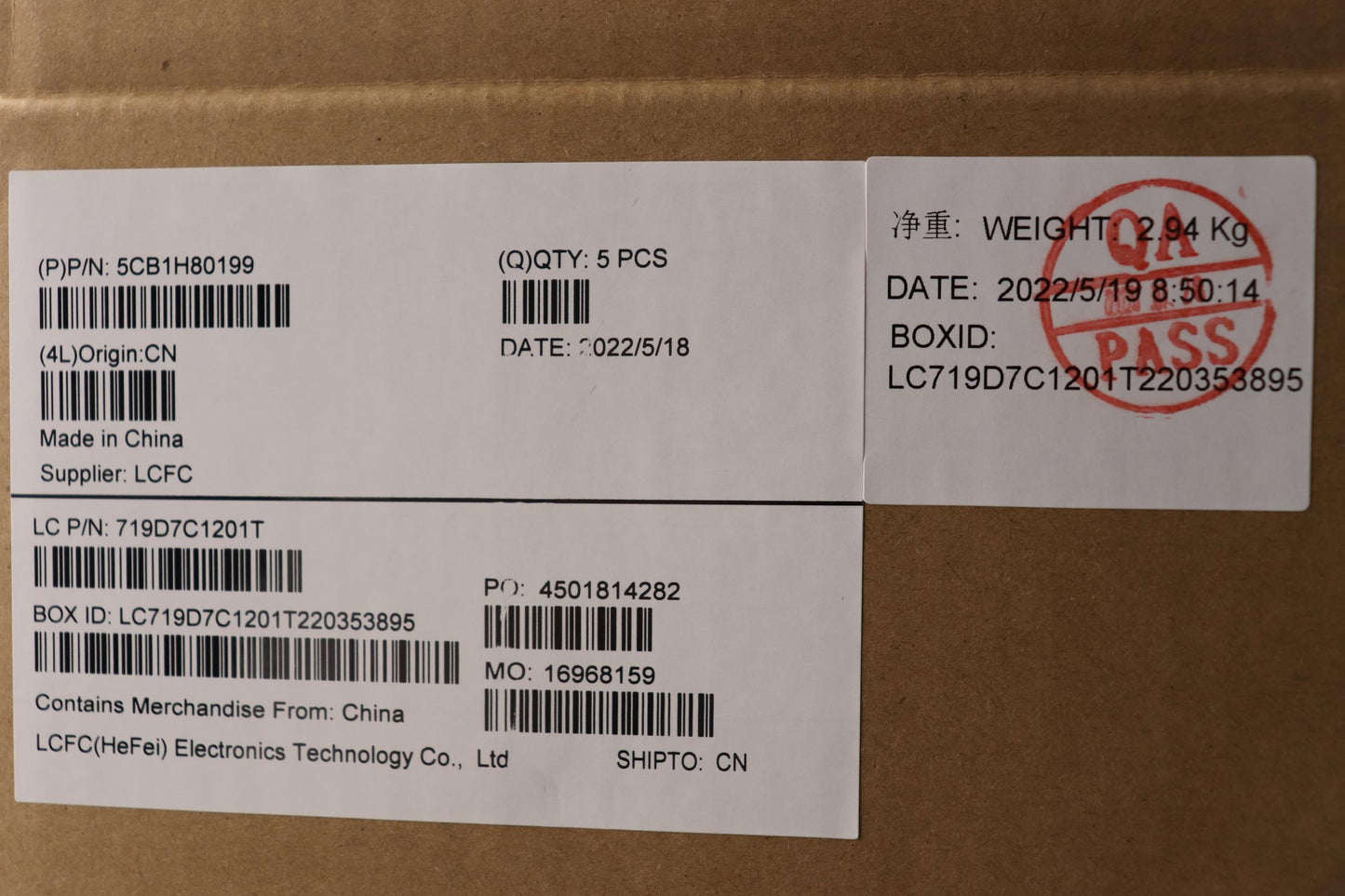 Lenovo Cover Upper Case Assembly Kor - 5CB1H80199