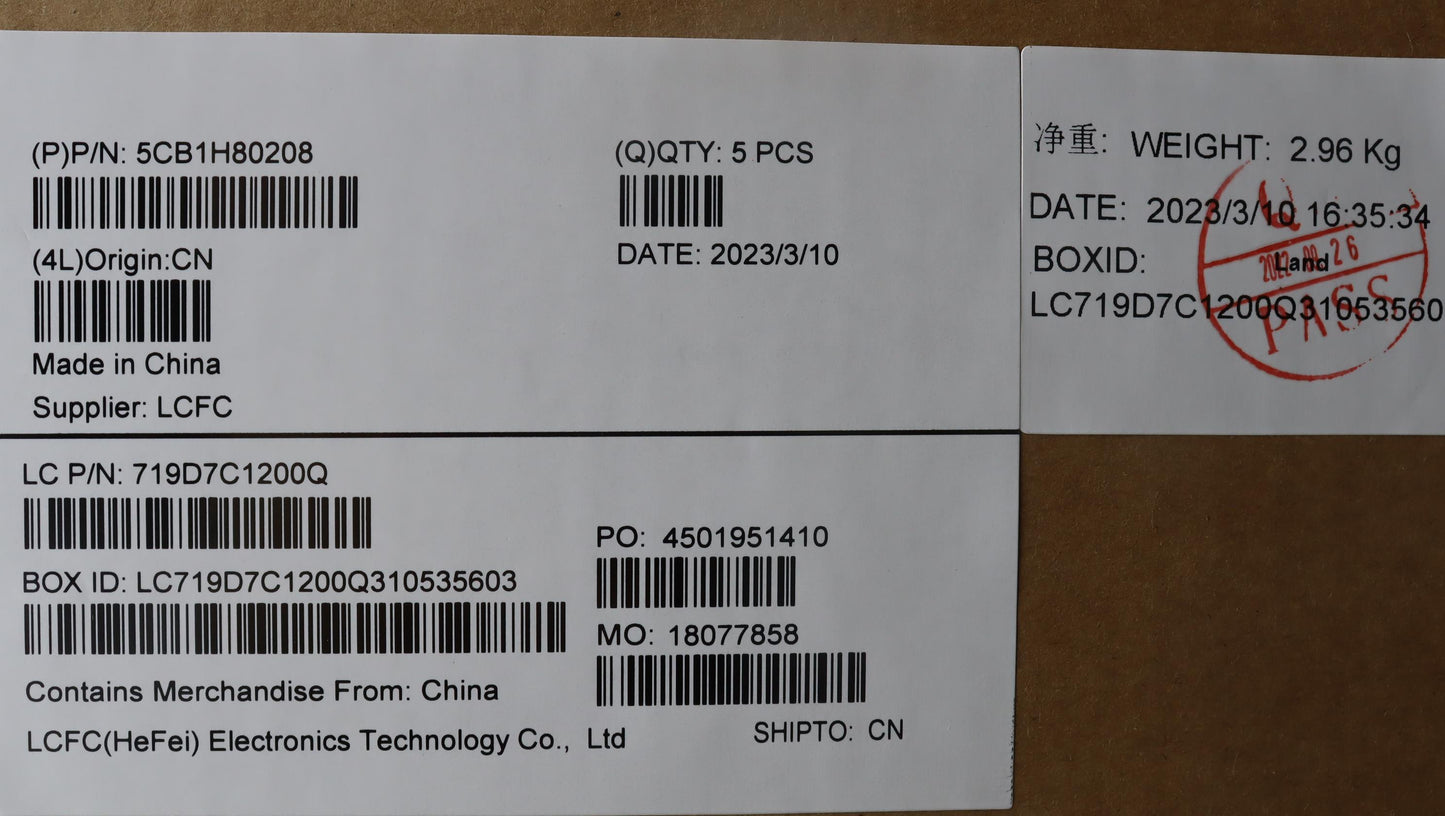 Lenovo Cover Upper Case Assembly Thai - 5CB1H80208