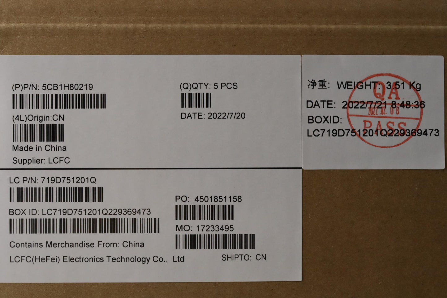 Lenovo Cover Uppercaseasmeuroengl82Tv - 5CB1H80219