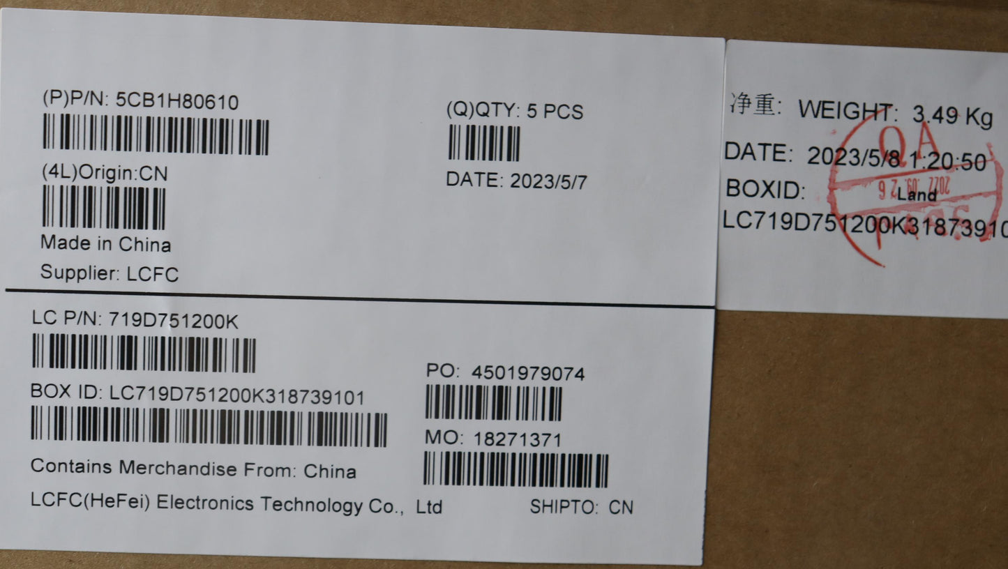 Lenovo Cover Upper Case Assembly Ita - 5CB1H80610