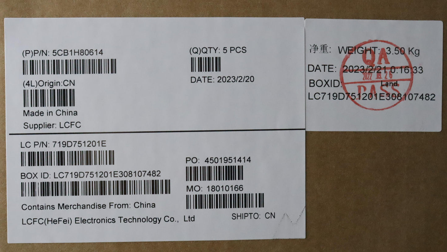 Lenovo Cover Upper Case Assembly La S - 5CB1H80614