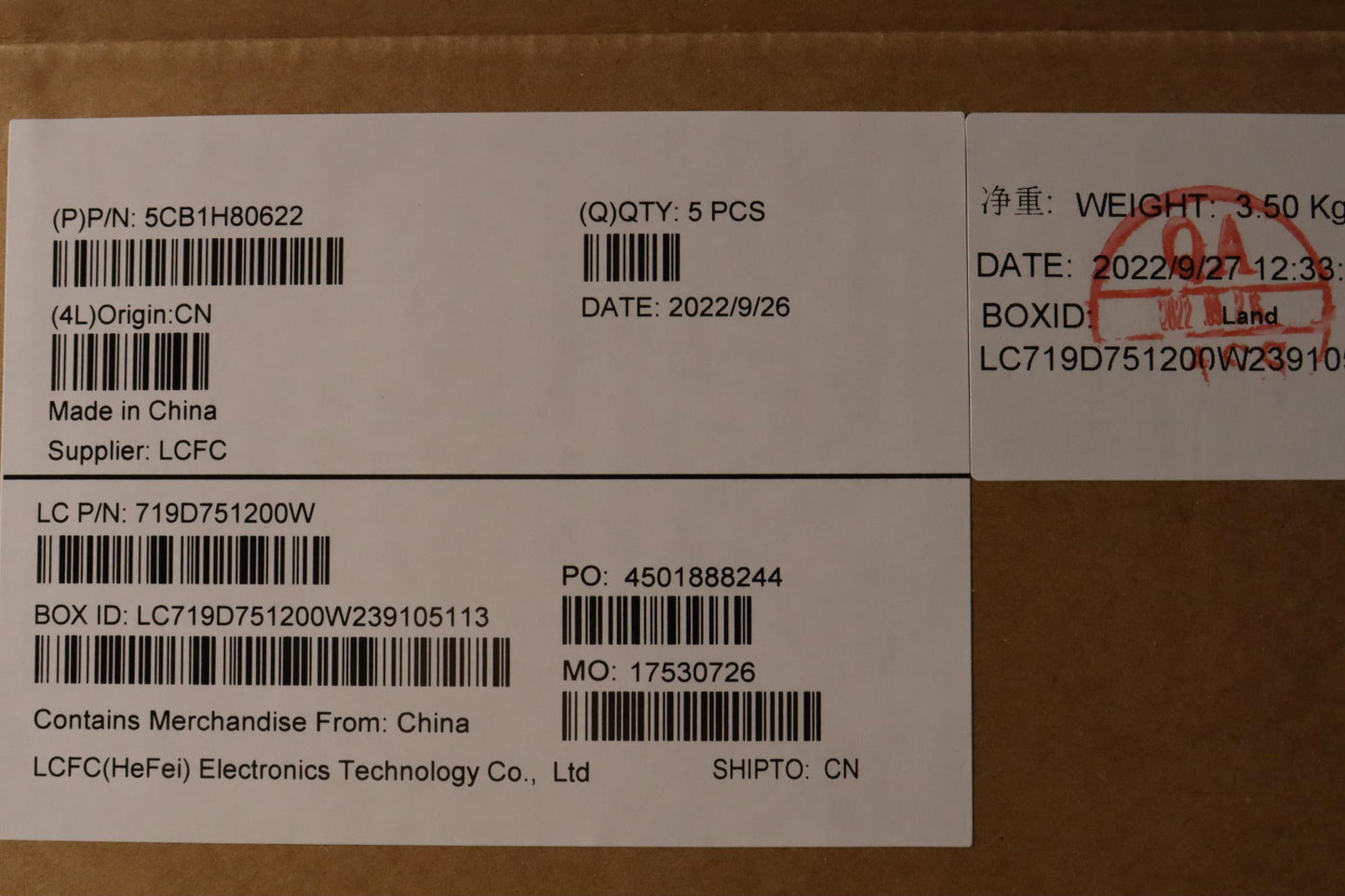 Lenovo Cover Upper Case Assembly Thai - 5CB1H80622