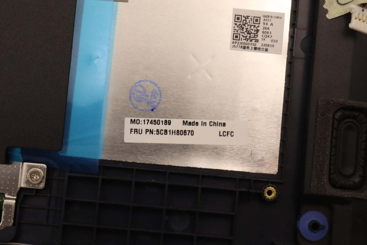 Lenovo Cover Upper Case Assembly Thai - 5CB1H80670