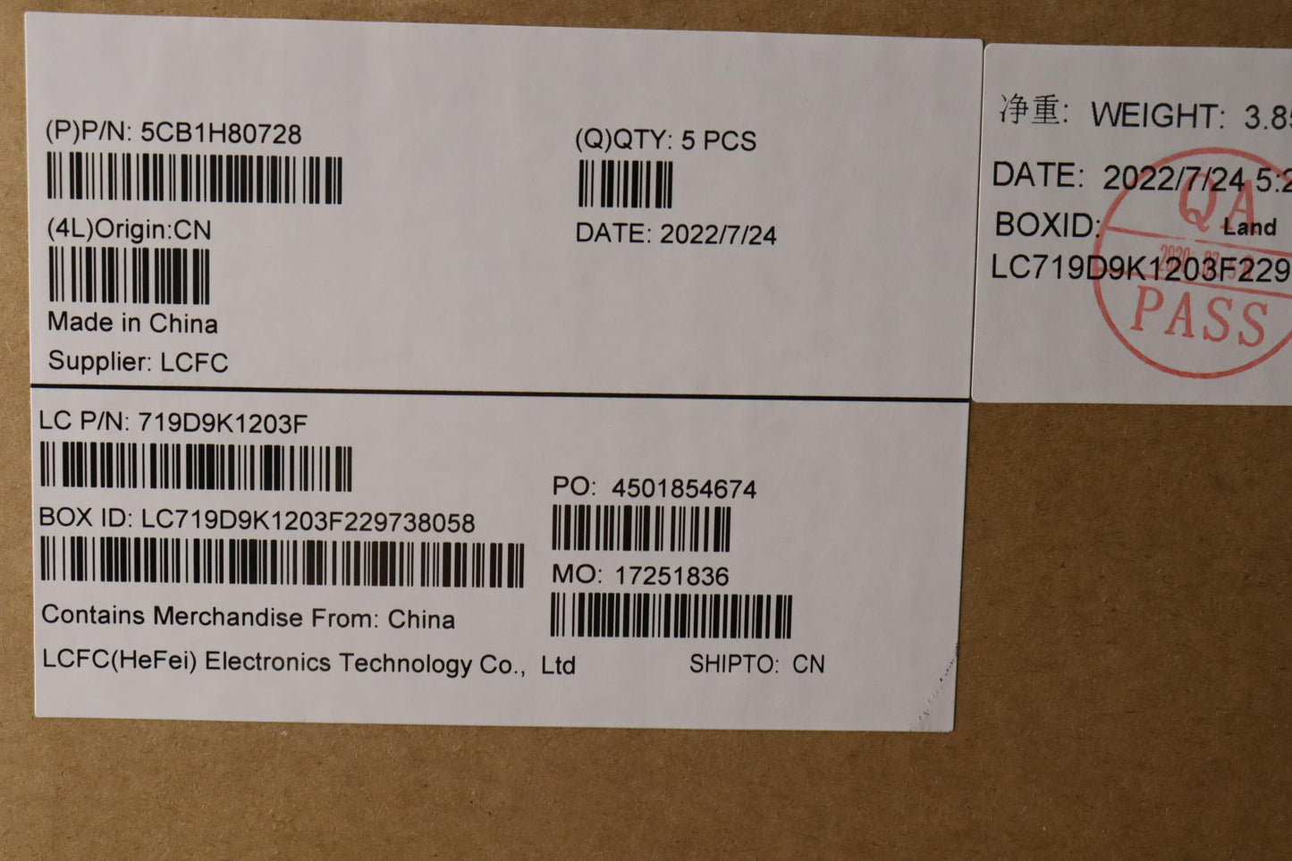 Lenovo Cover Upper Case Assembly Uke - 5CB1H80728