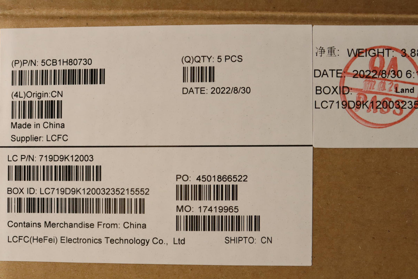 Lenovo Cover Upper Case Assembly Spa - 5CB1H80730