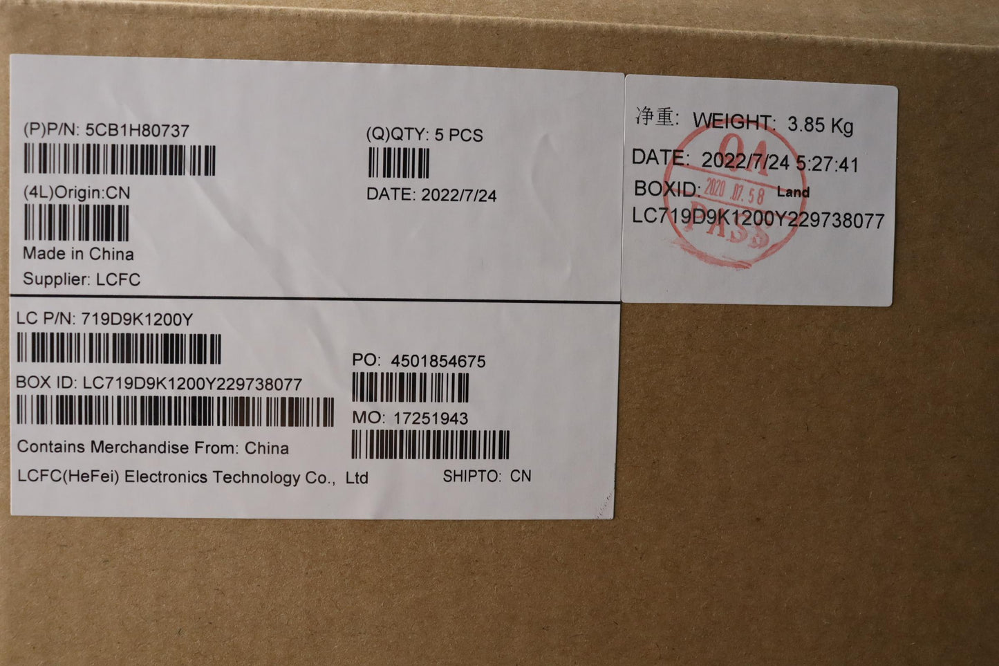 Lenovo Cover Upper Case Assembly Tc L - 5CB1H80737