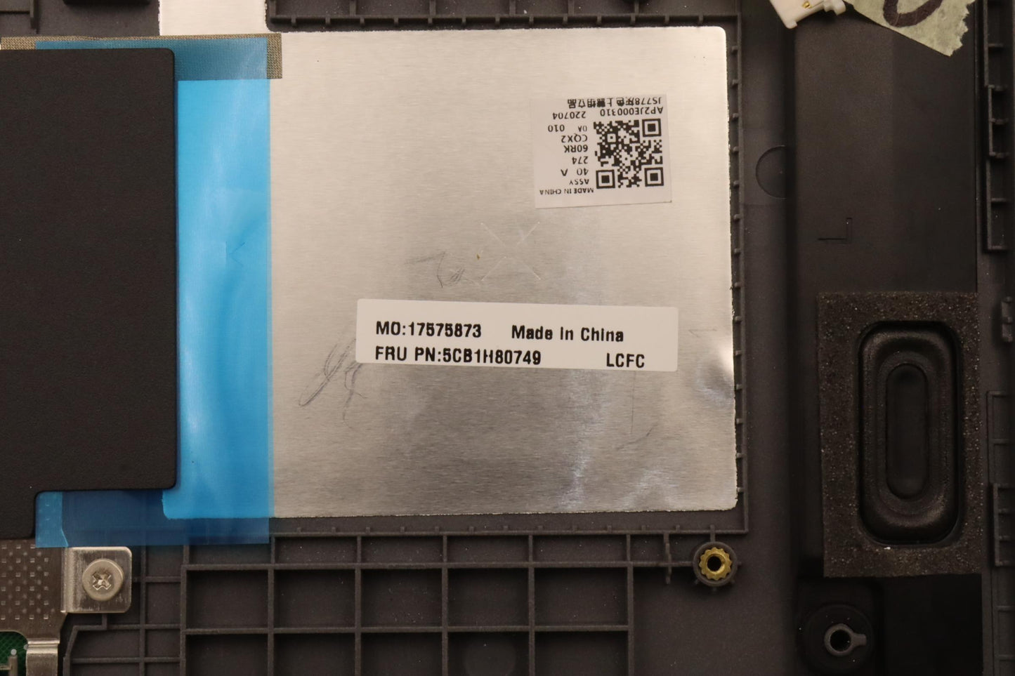 Lenovo Cover Upper Case Assembly Slv - 5CB1H80749