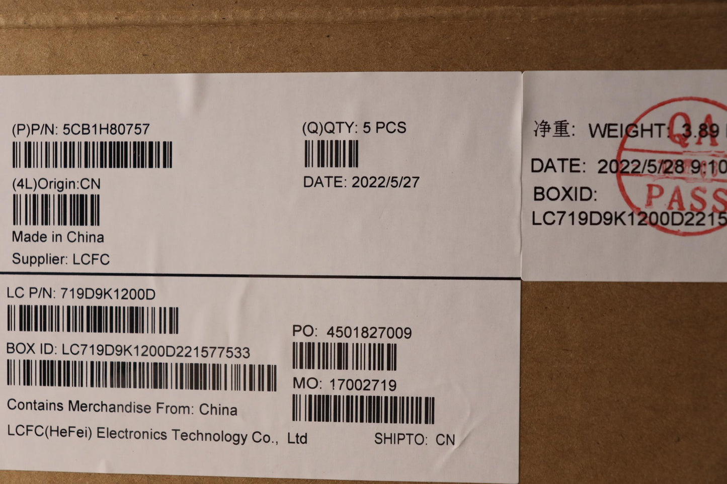Lenovo Cover Upper Case Assembly Jpn - 5CB1H80757