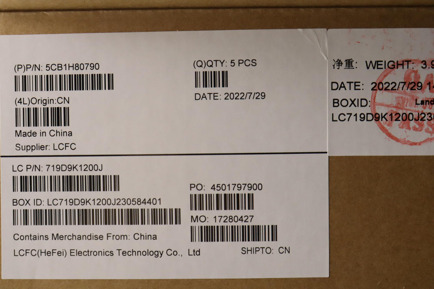 Lenovo Cover Upper Case Assembly Uke - 5CB1H80790