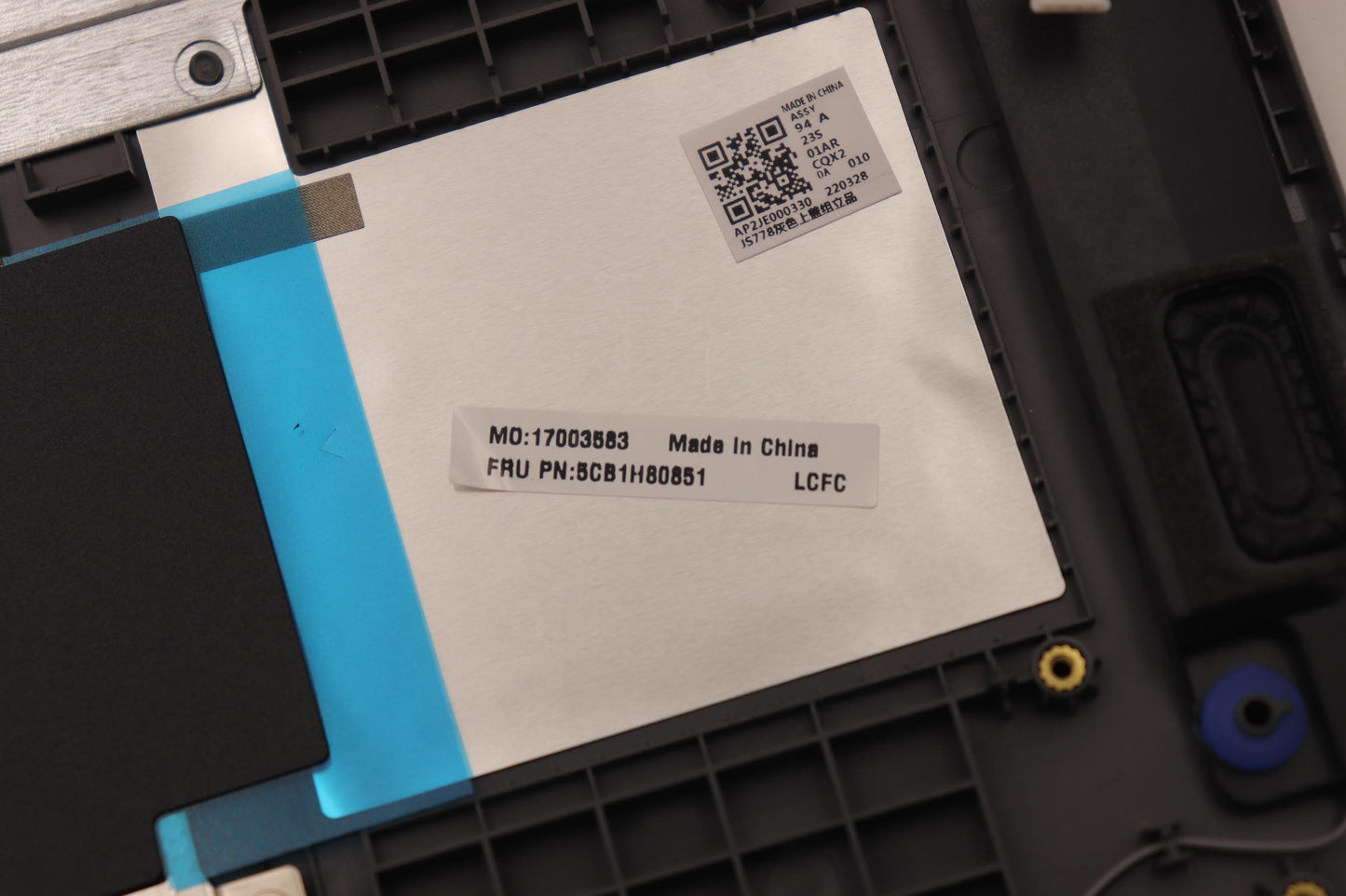 Lenovo Cover Upper Case Assembly Eng - 5CB1H80851