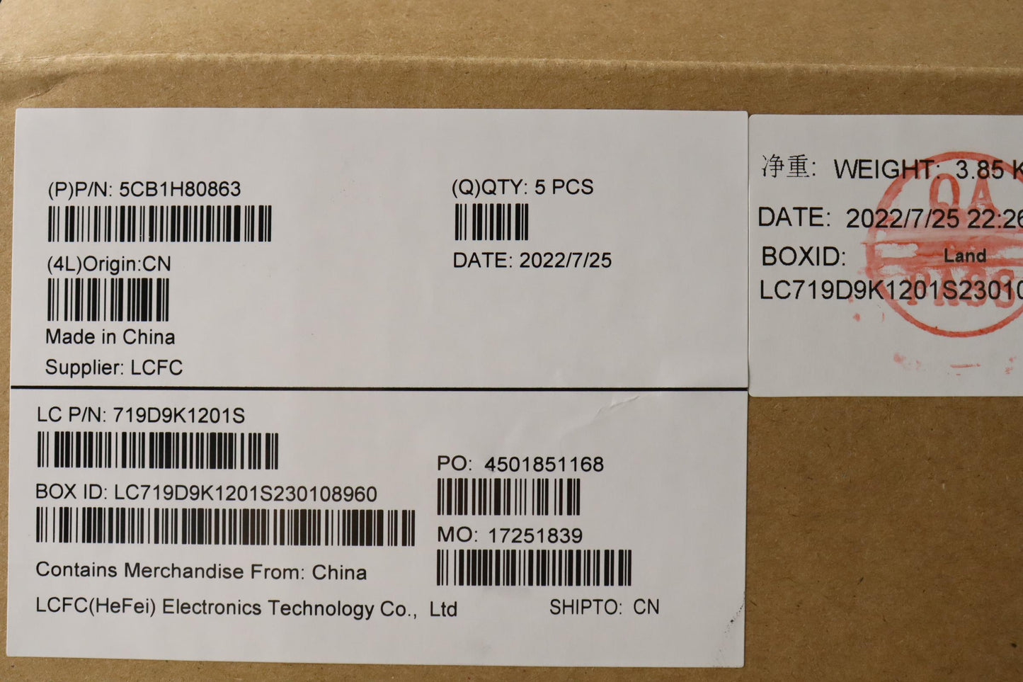 Lenovo Cover Upper Case Assembly Fra - 5CB1H80863