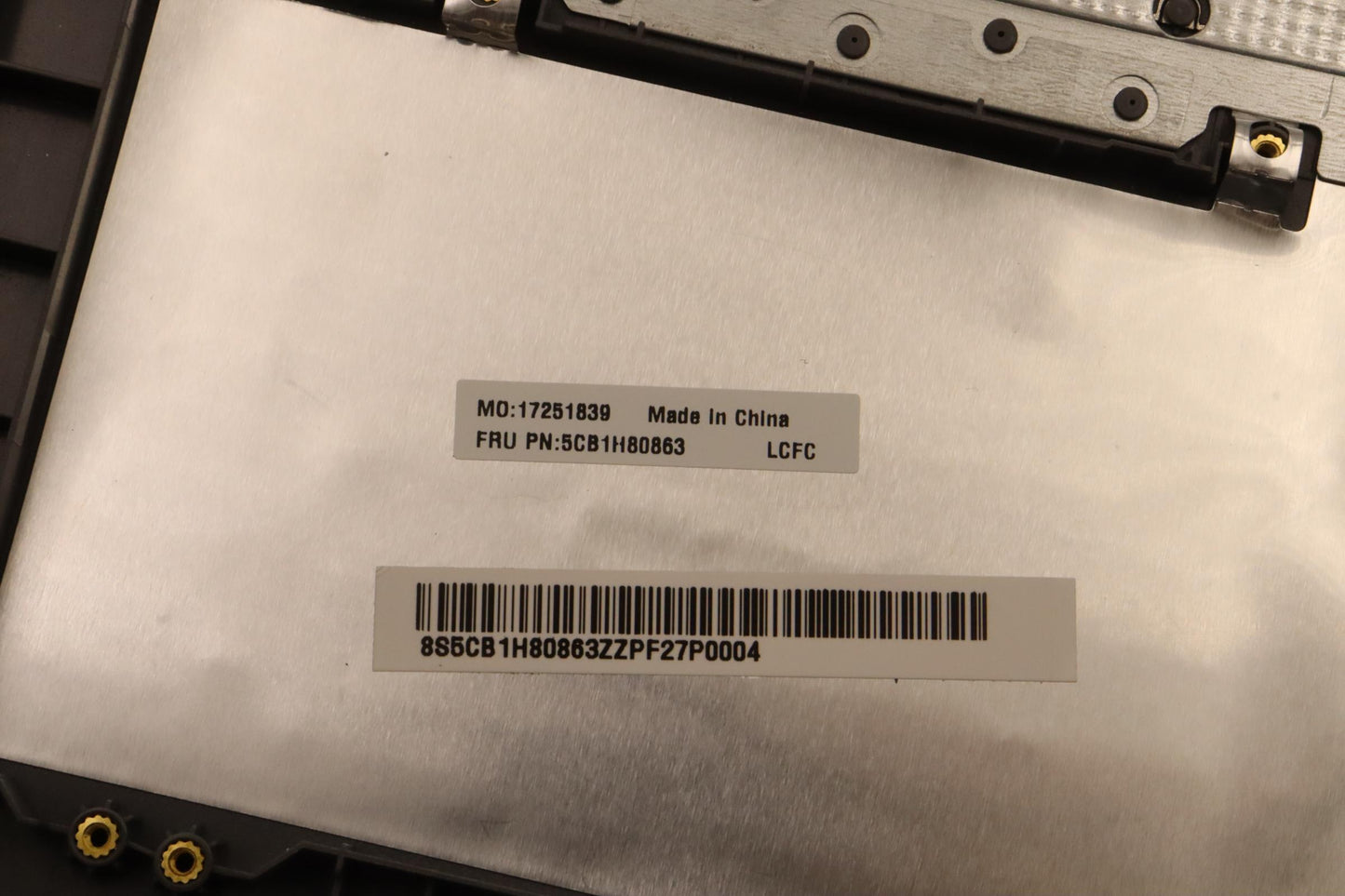 Lenovo Cover Upper Case Assembly Fra - 5CB1H80863