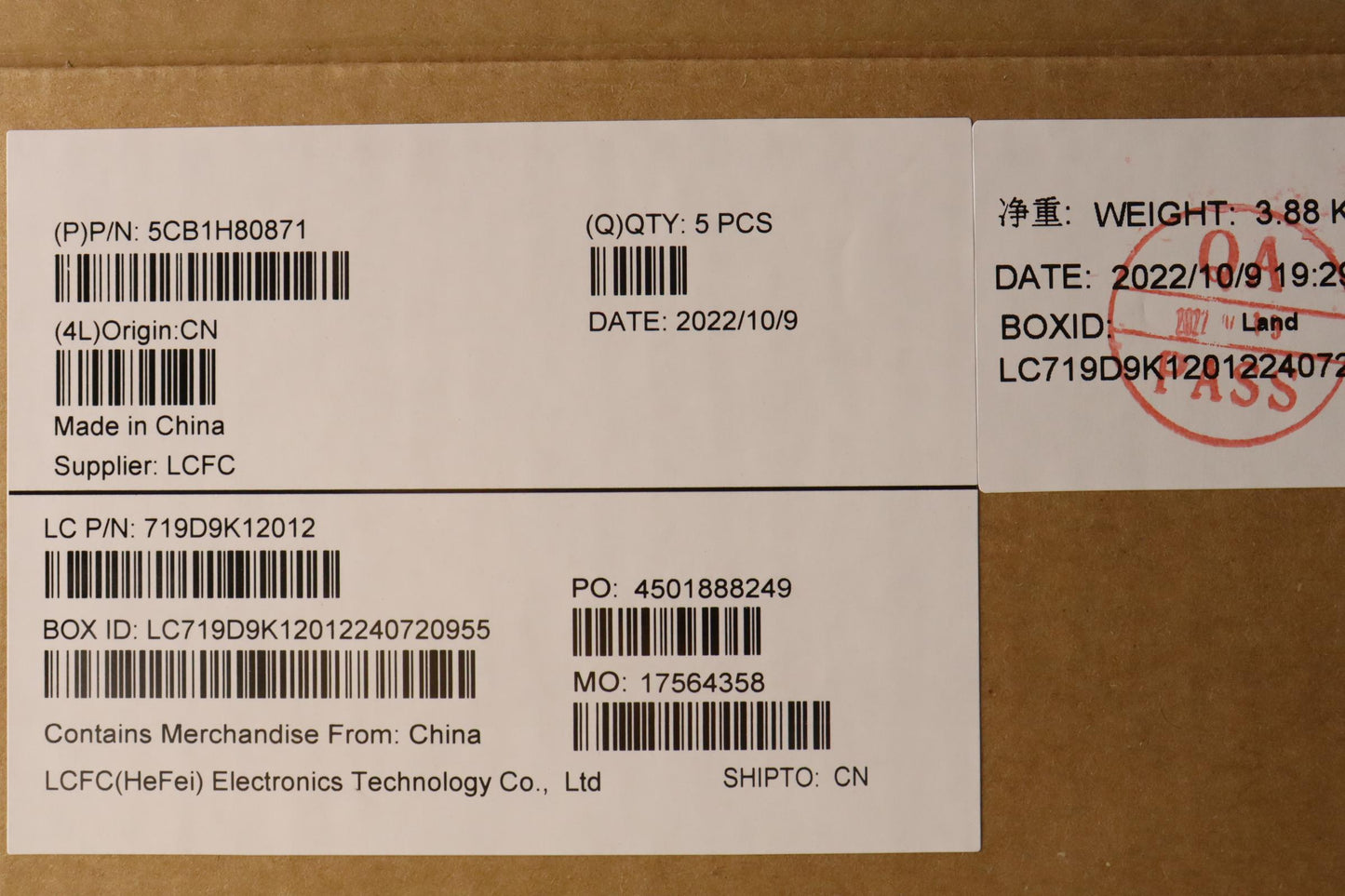 Lenovo Cover Upper Case Assembly Bel - 5CB1H80871