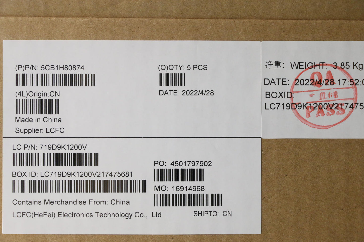Lenovo Cover Upper Case Assembly Sws - 5CB1H80874