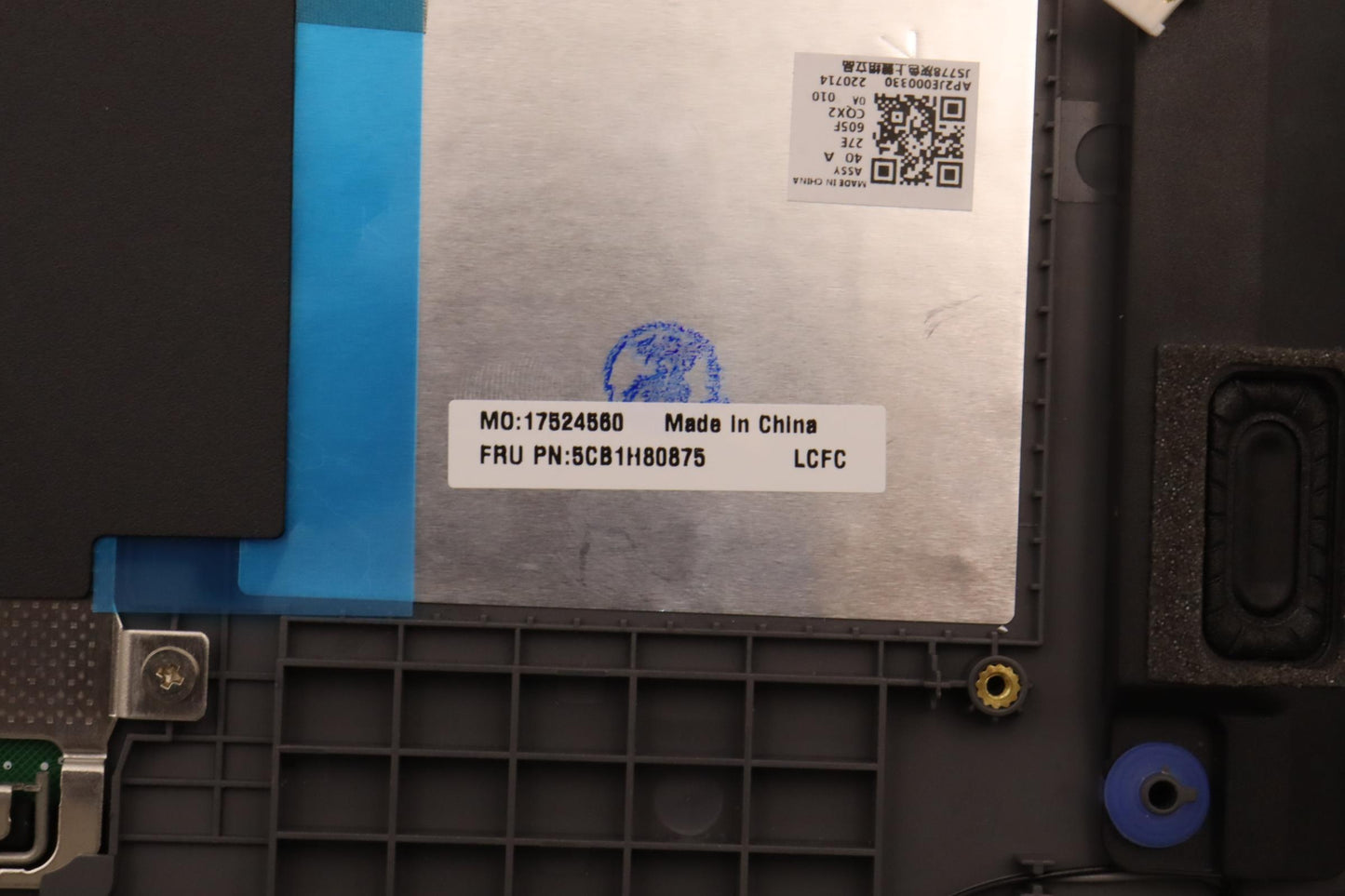 Lenovo Cover Upper Case Assembly Euro - 5CB1H80875