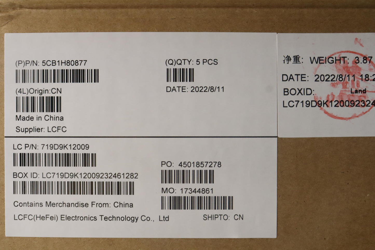 Lenovo Cover Upper Case Assembly Bul - 5CB1H80877
