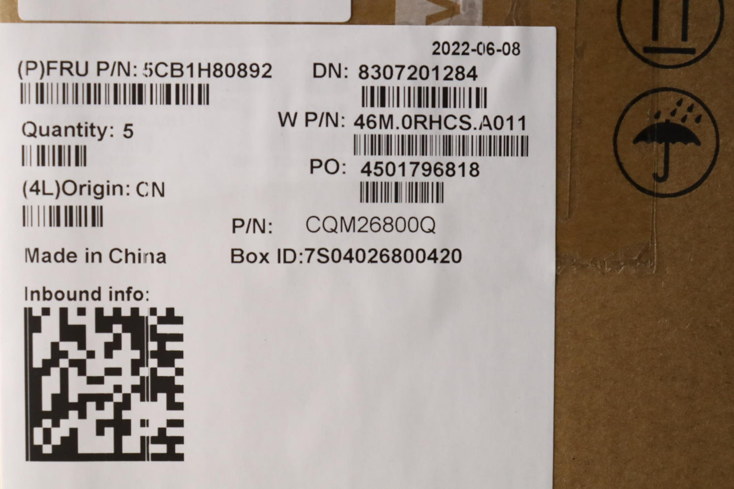 Lenovo Cover Upper Case Asmkor W 82R8 - 5CB1H80892