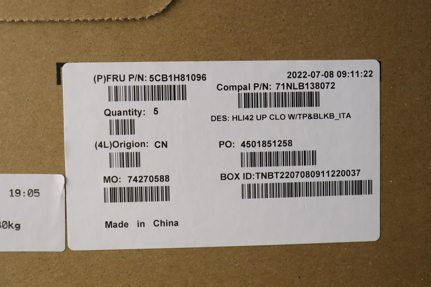 Lenovo Cover Uppercaseasmita C82Sh Cl - 5CB1H81096
