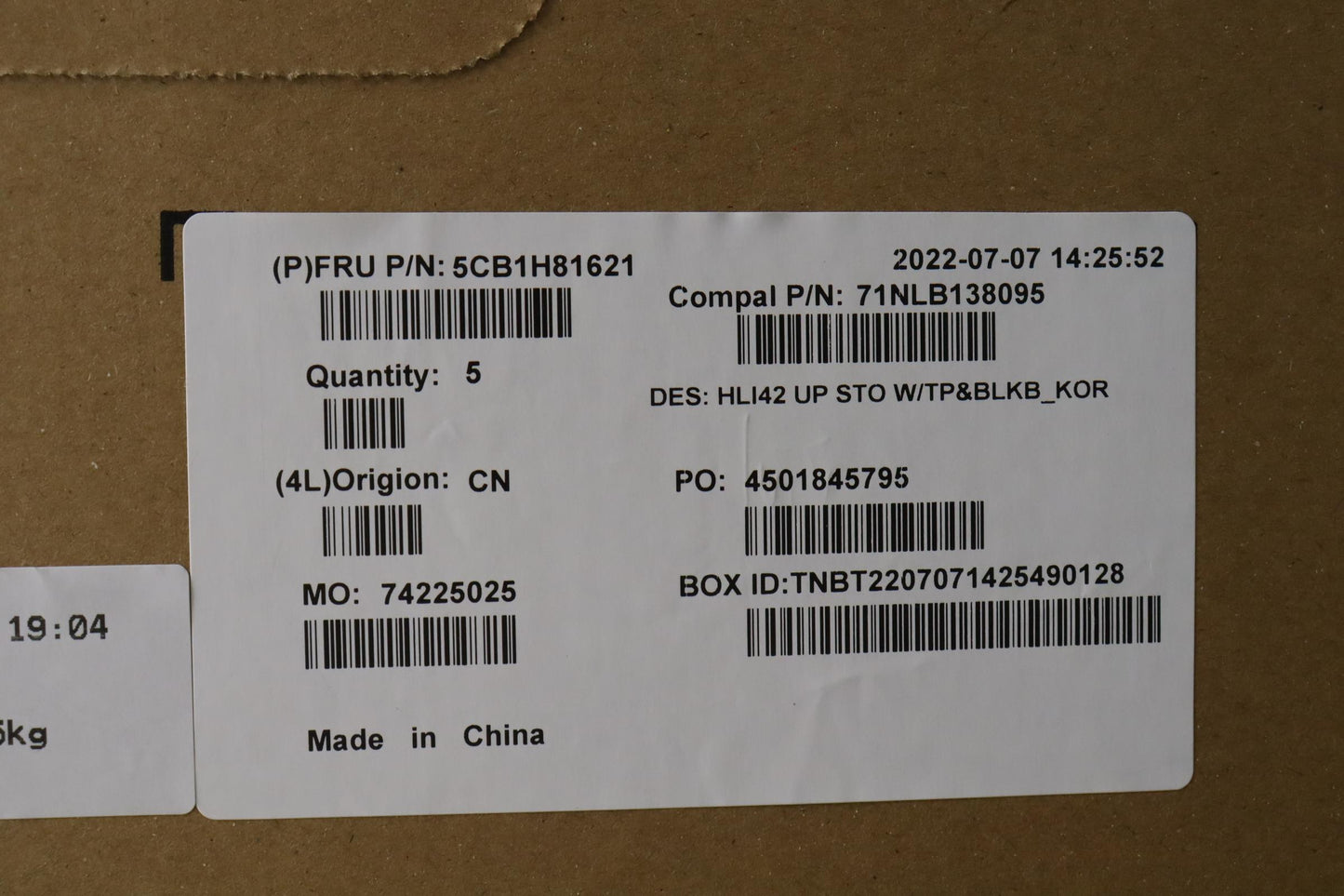 Lenovo Cover Uppercaseasmkor C82Sh St - 5CB1H81621