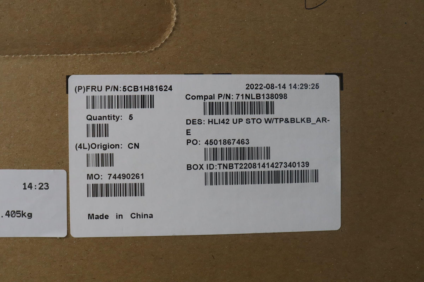 Lenovo Cover Uppercaseasmara C82Sh St - 5CB1H81624