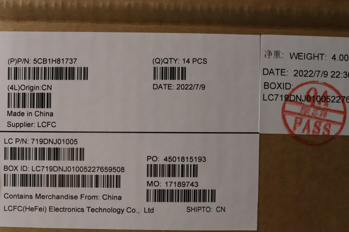 Lenovo Cover Fru Dcoveralwwanblkassy - 5CB1H81737