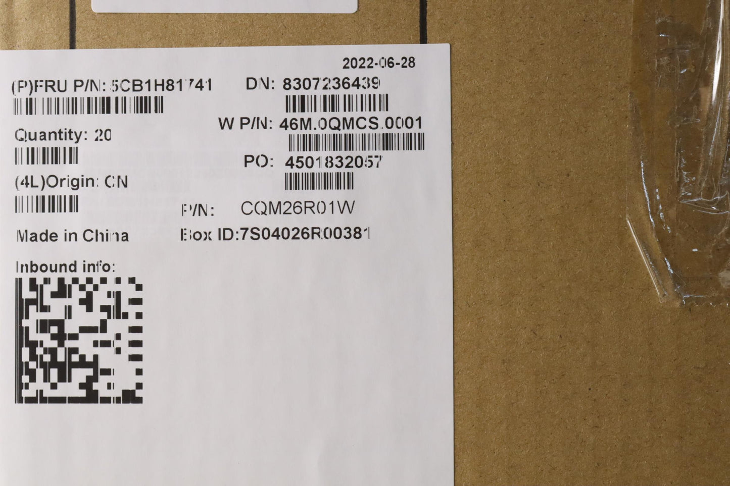Lenovo Cover Fru Cover Acover Asm,Lyn - 5CB1H81741