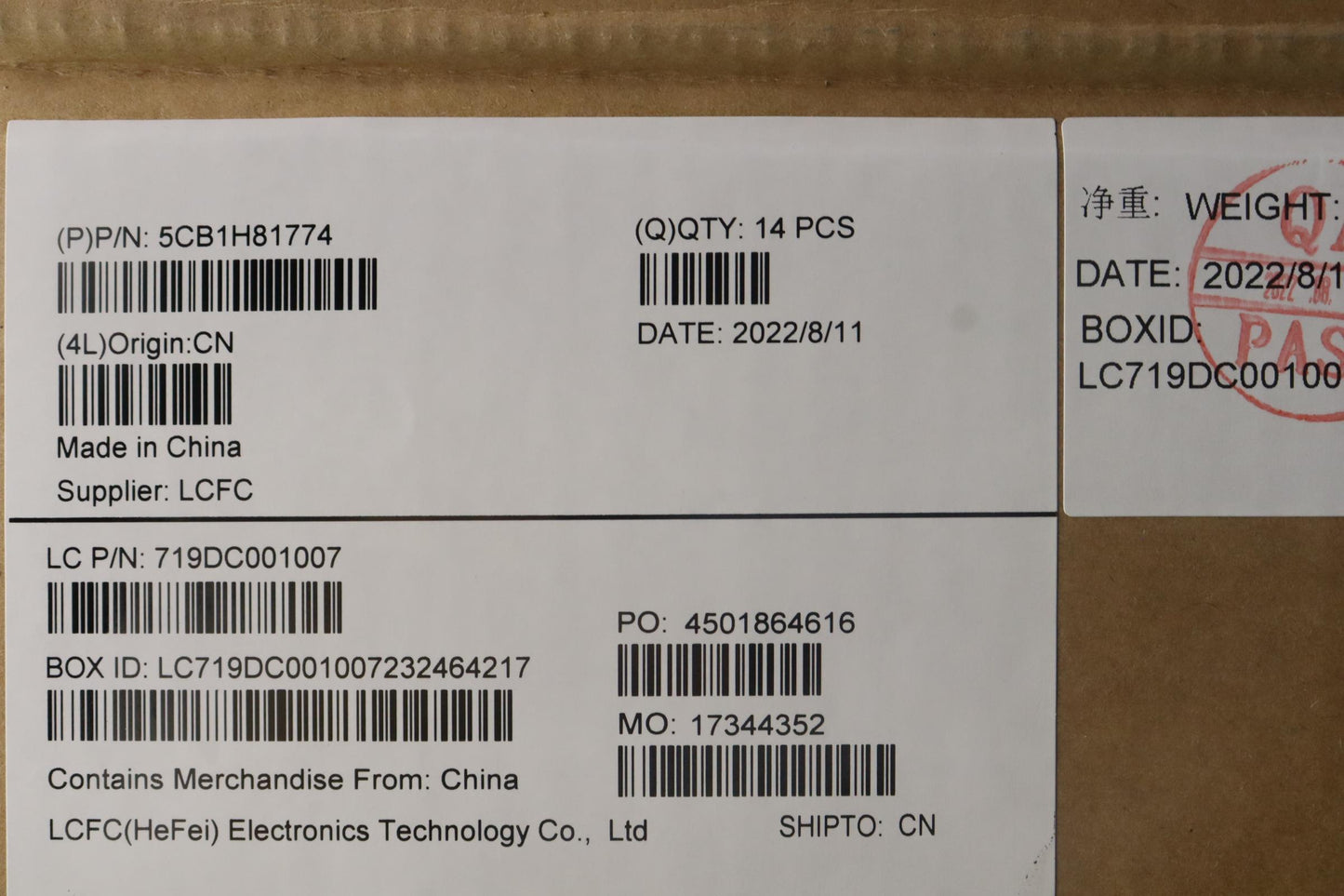 Lenovo Cover Fru_D_Cover_Al_Wlan_Slv_ - 5CB1H81774