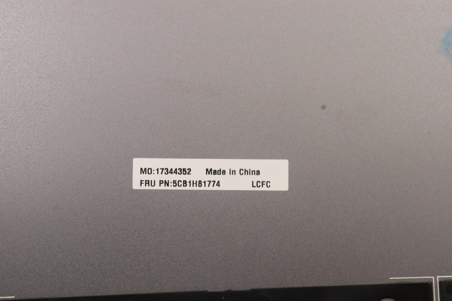Lenovo Cover Fru_D_Cover_Al_Wlan_Slv_ - 5CB1H81774