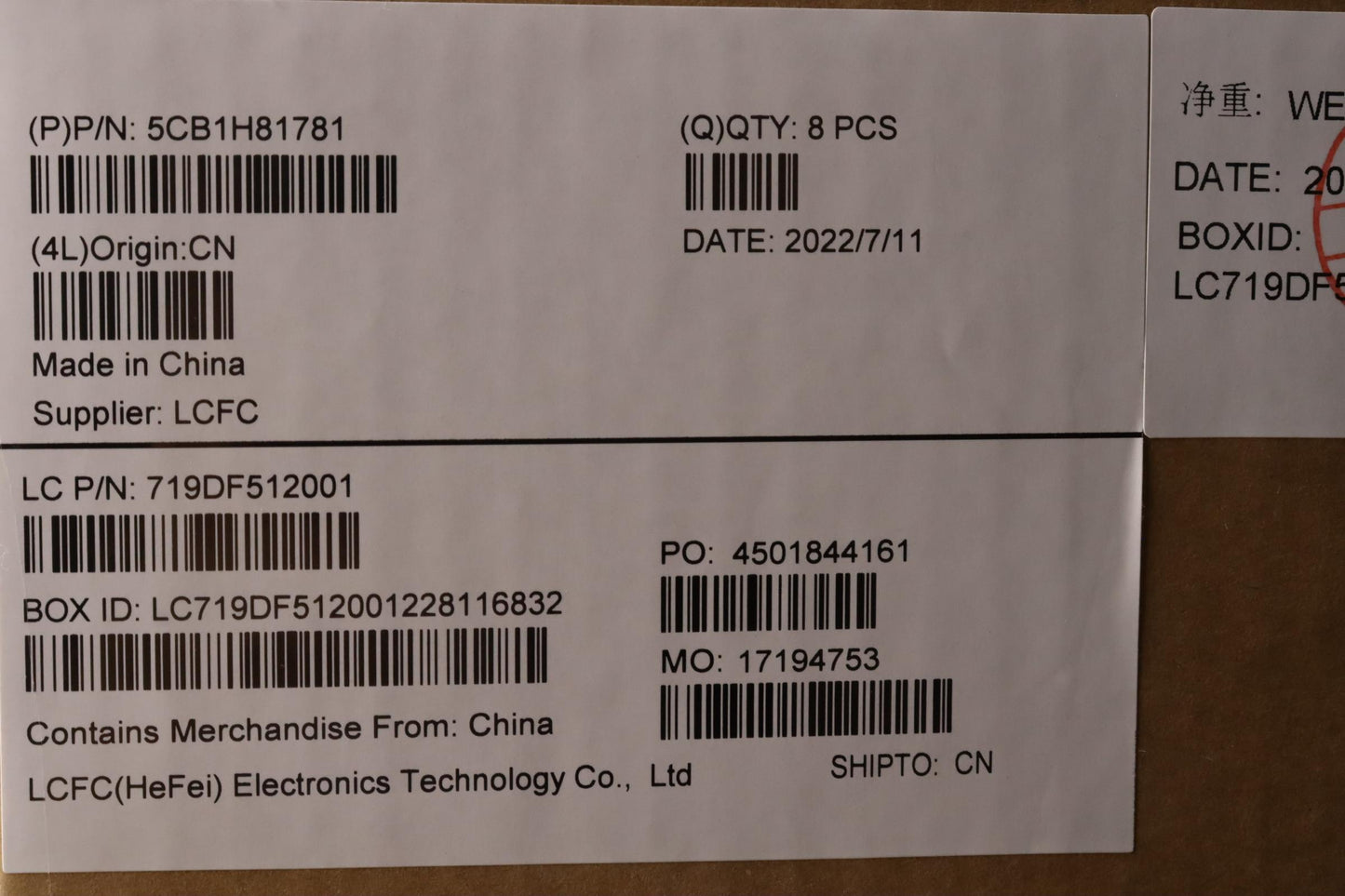 Lenovo Fru Hinge Kits_Oris Jpl - 5CB1H81781