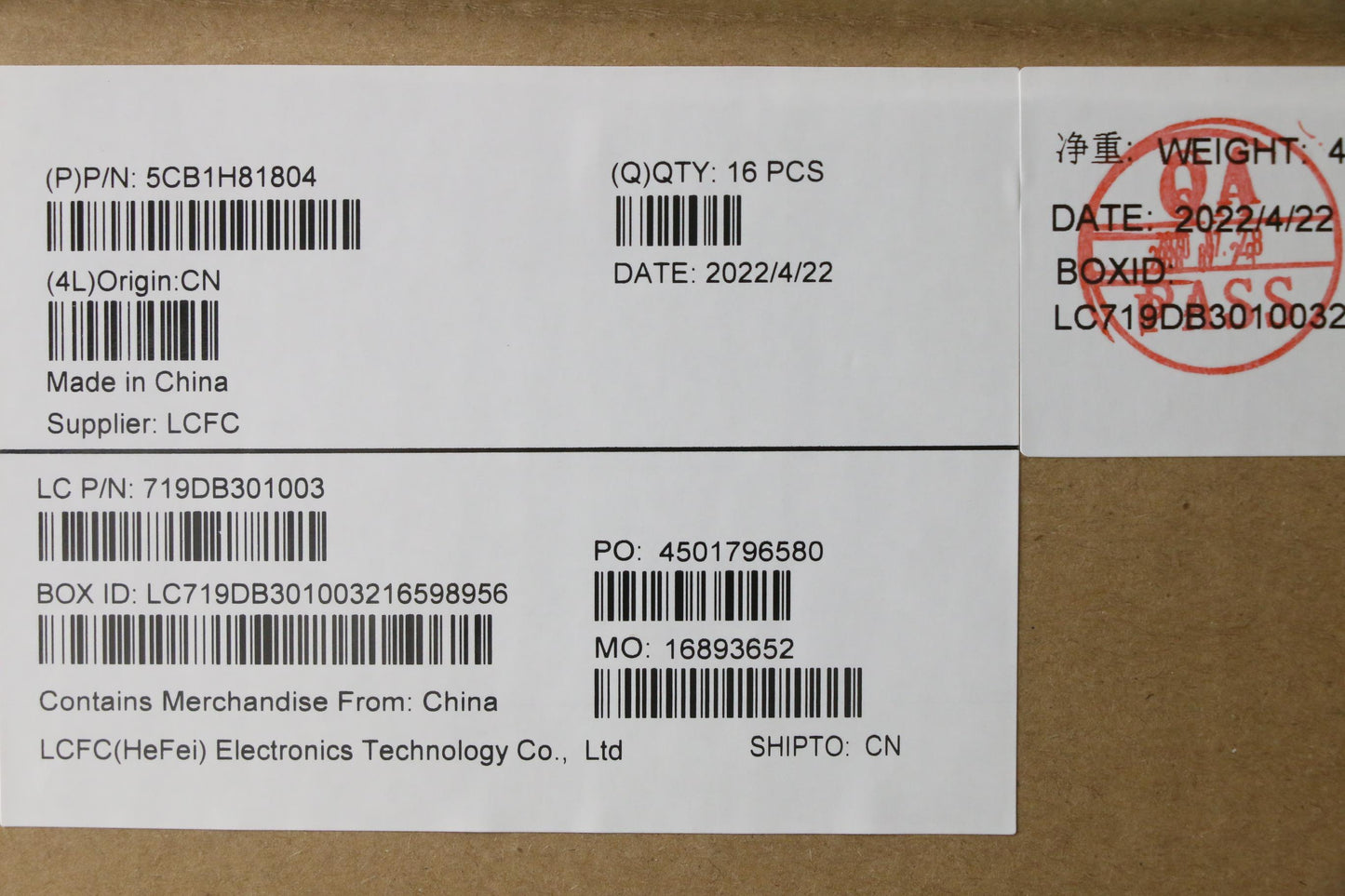 Lenovo Cover Fru Phoenix Dcoverwwanbl - 5CB1H81804