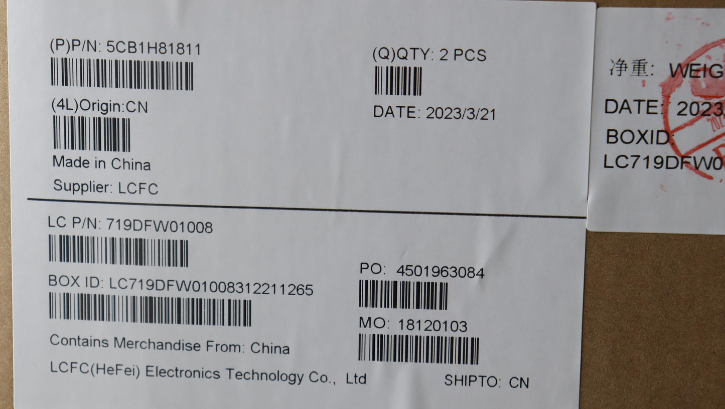 Lenovo Cover Dcoveralassysldis - 5CB1H81811
