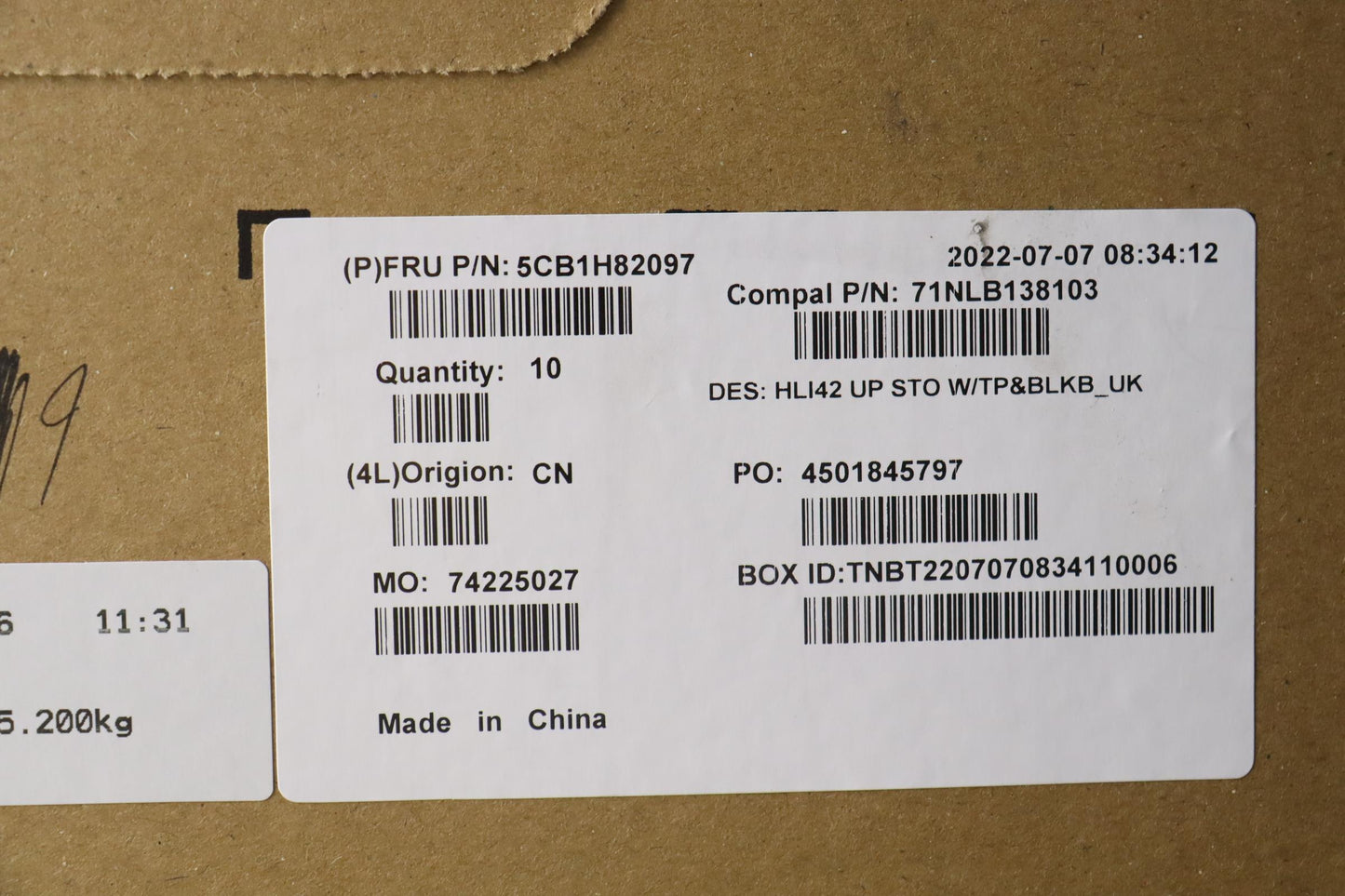 Lenovo Cover Uppercaseasmuke C82Sh St - 5CB1H82097