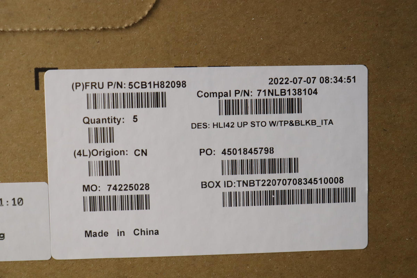 Lenovo Cover Uppercaseasmita C82Sh St - 5CB1H82098