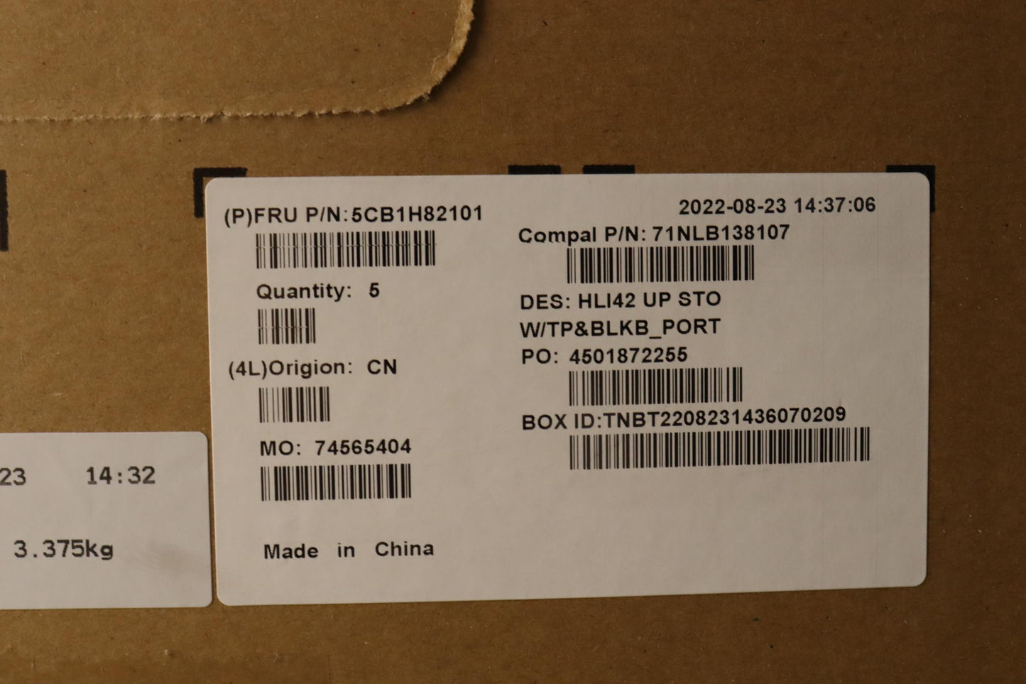Lenovo Cover Uppercaseasmpor C82Sh St - 5CB1H82101