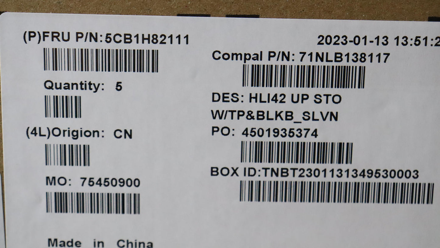 Lenovo Cover Uppercaseasmslv C82Sh St - 5CB1H82111