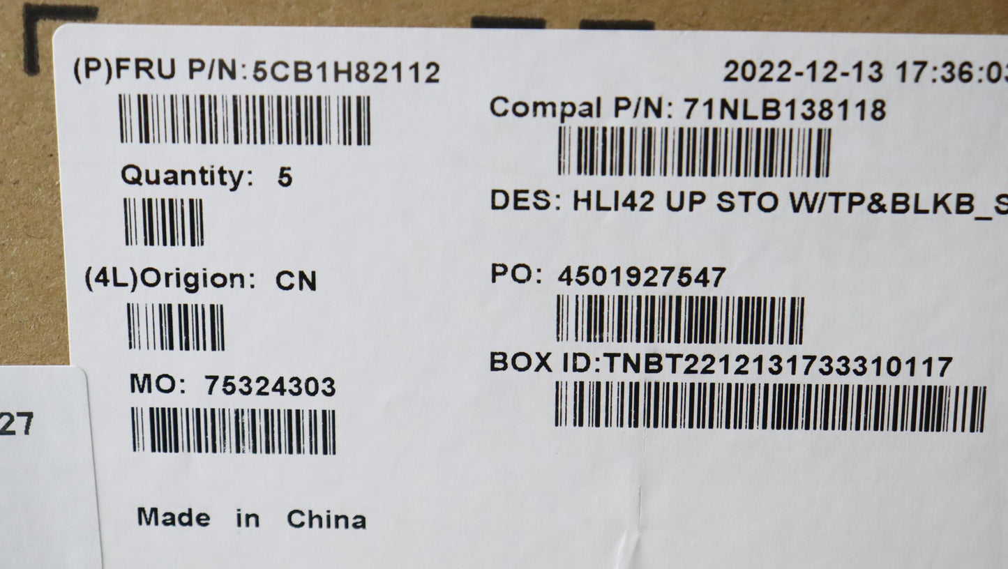 Lenovo Cover Uppercaseasmsws C82Sh St - 5CB1H82112