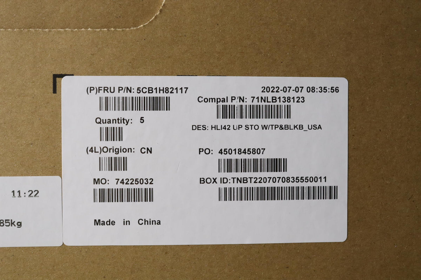 Lenovo Cover Uppercaseasmusa Eng C82S - 5CB1H82117