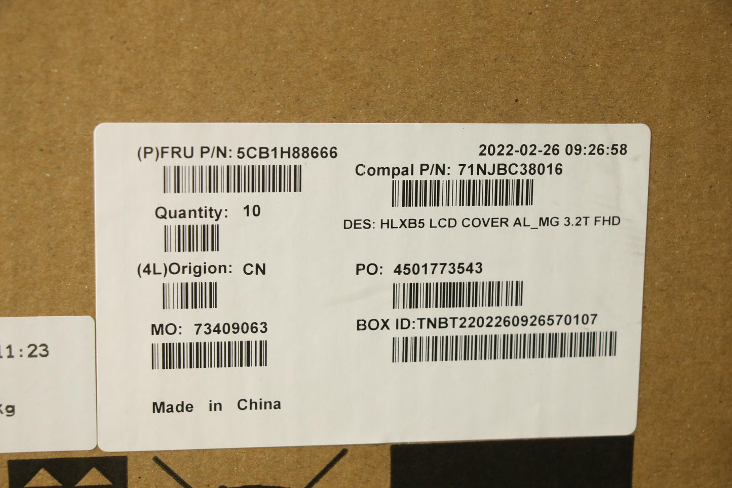 Lenovo Cover Lcd Cover C 21Dl Mg 3.2T - 5CB1H88666