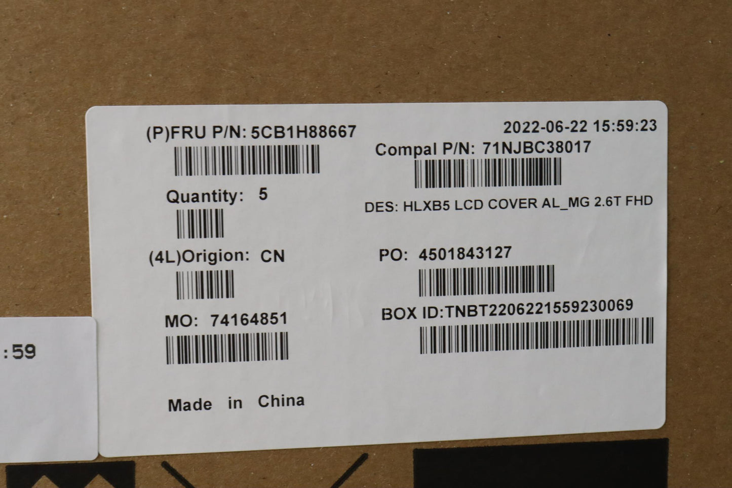 Lenovo Cover Lcd Cover C 21Dl Mg 2.6T - 5CB1H88667