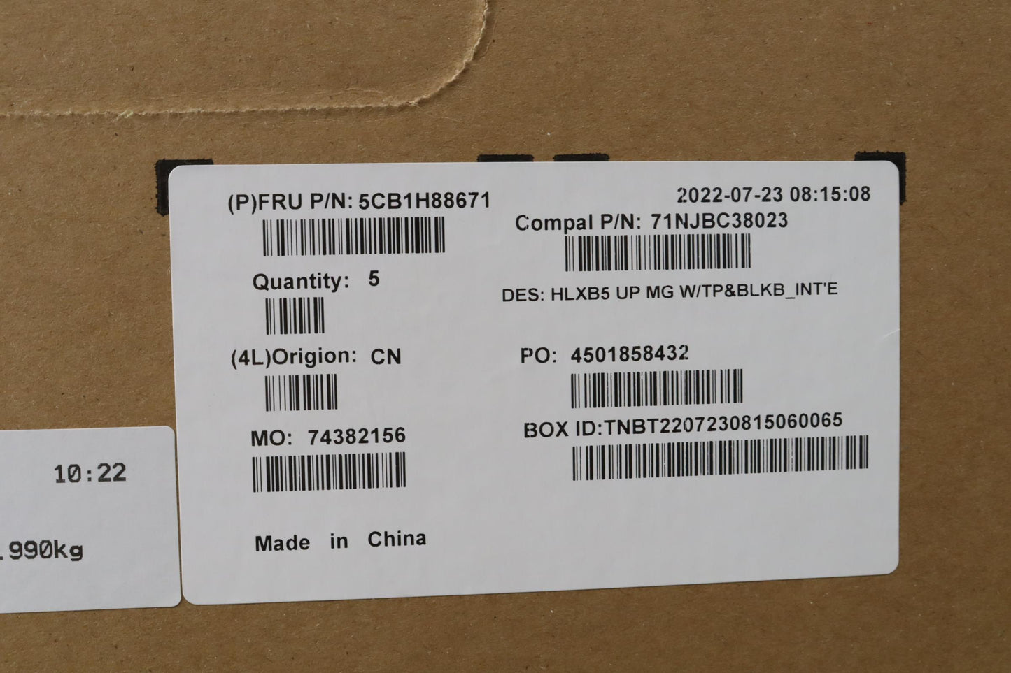 Lenovo Cover Upper Case Assembly Euro - 5CB1H88671