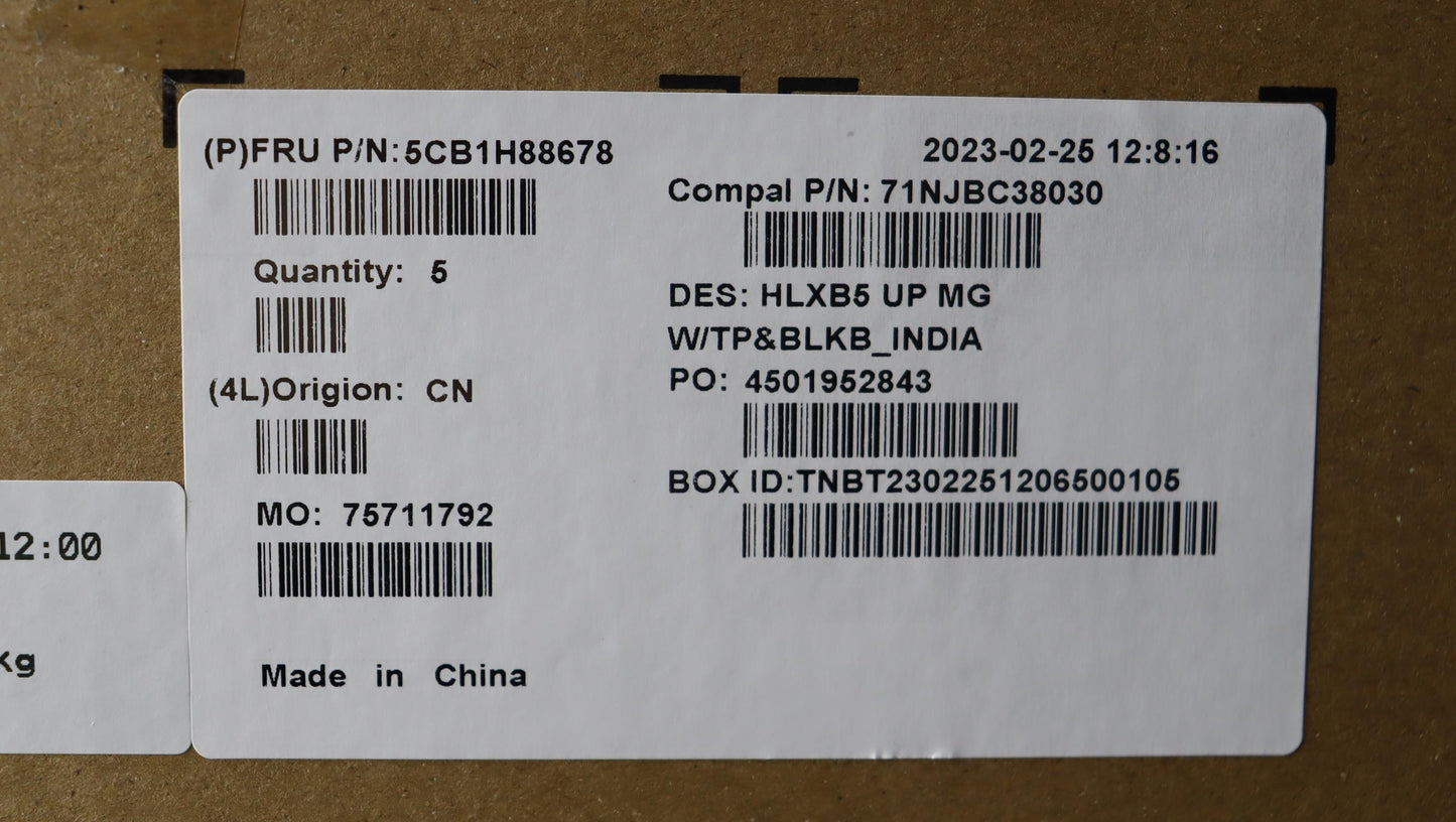 Lenovo Cover Upper Case Assembly Hin - 5CB1H88678