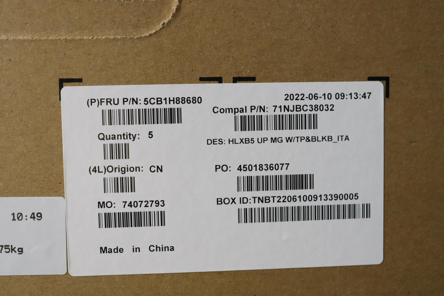 Lenovo Cover Upper Case Assembly Ita - 5CB1H88680