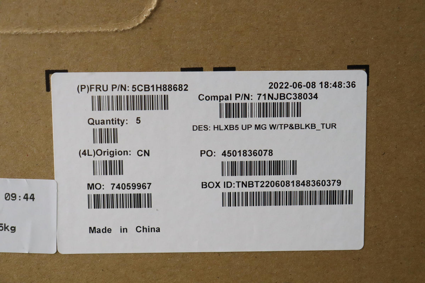 Lenovo Cover Upper Case Assembly Tur - 5CB1H88682